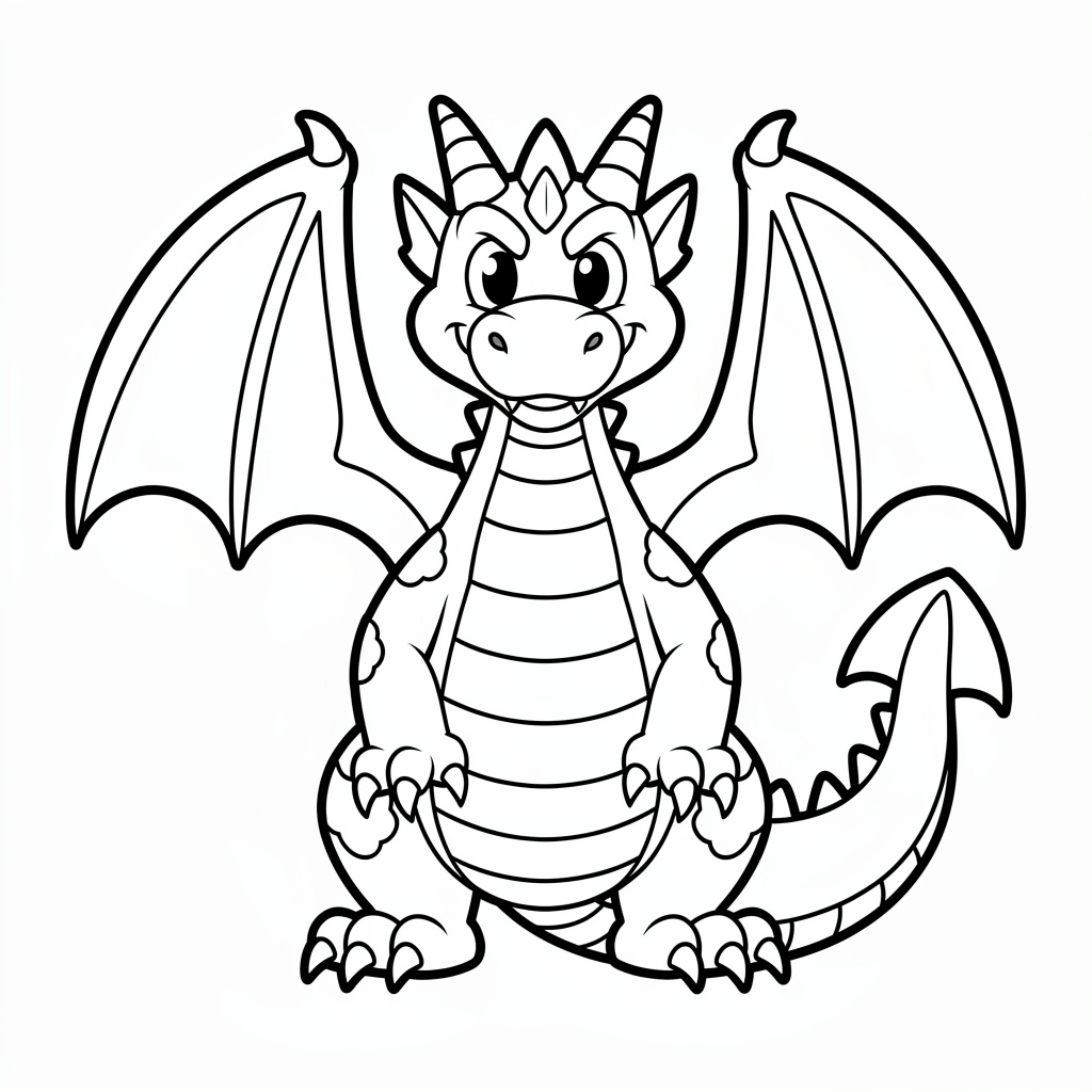 ファンタジーのぬりえ