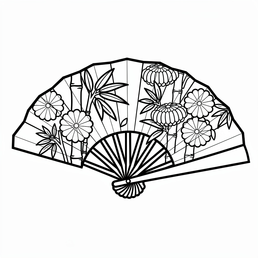 和風のぬりえ