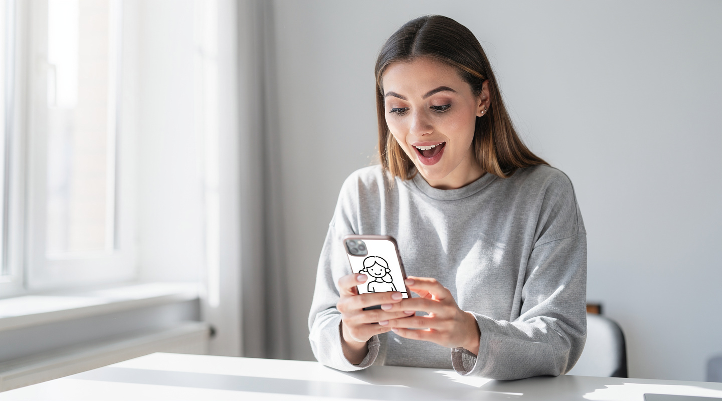 Generating AI coloring art on a smartphone